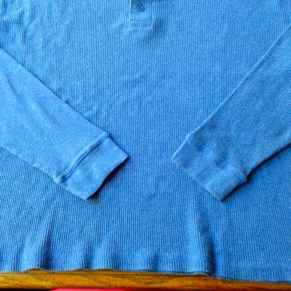 🍀Blue Thermal With Buttons ... Essentials by Seven Apparel!!!! - Picture 3 of 5